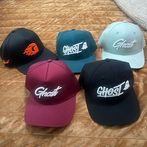 Ghost Embroidered Logo Baseball Caps - Five Colorways